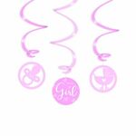 Swirl decorations - It's a girl - 3st
