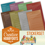 Creative Sticker 22 - Colourful Feathers