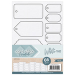Card deco essentials - Tags White - 66x