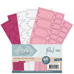 Card deco essentials - Tags Pink - 66x