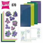 Spdo070 Sparkles - JA - Purple Flowers
