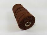 Macrame touw - Katoen bruin 1.5mm 100gr