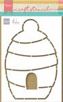 Ps8118 Craft stencil Beehive by Marleen