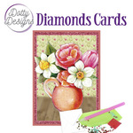 Diamonds cards - Vaas met bloemen