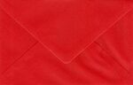 Envelop rechthoek rood 15,6X11cm 15x