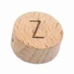 Houten letter kraal - Z
