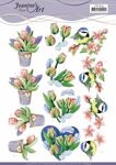3D knipvel - JA - Tulips and Blossom