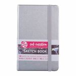 Art Creation Schetsboek zilver 9x14cm