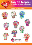 3D Easy design - Flower Boxes 10st