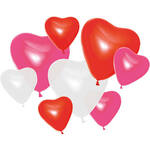 Heart Balloons Colors of Love 25/16cm 8x