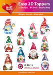 3D Easy design - Christmas Gnome 10st