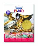 Fimo Bladmetaal 14x14cm - Goud - 10st