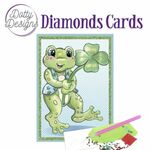 Diamonds cards - Kikker met klavertje