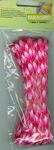 7100/0024 Paracord rood/roze/wit - 5mtr
