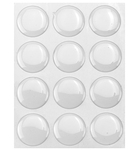 Epoxy dot stickers rond 25mm - 12st