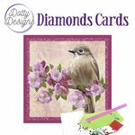 Diamonds cards - Vogel op bloeiende tak