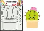 Ddbd Card Art - Build up Cactus 1 - A5