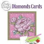 Diamonds cards - Large Pink Peony