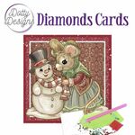 Diamonds cards - Mouse and Snowman