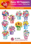 3D Easy design - Flowers in Watering Can