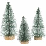 Kerstbomen 10, 13 & 14cm groen - 3st