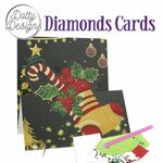 Diamond easel card - Christmas Sock
