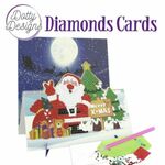 Diamond easel card - Merry X-mas