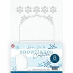 Shape Cards Snowflakes Collection White