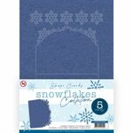 Shape Cards Snowflakes Collection Navy