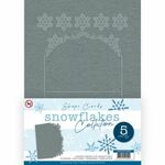 Shape Cards Snowflakes Collection Grey