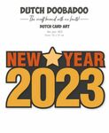 Dutch Doobadoo card art - New Year 2023