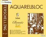 Schut Terschelling Aquarelblok is een zuurvrij aquarelpapier met een afmeting van 18x24 cm en is 300 grams per m2.