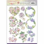JA - Vintage Flowers - Romantic Purple