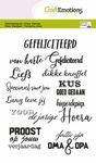 1352 Stempel A6 - Tekst Gefeliciteerd NL