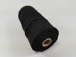 Macrame touw - Katoen zwart 1.5mm 100gr