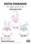 Ddbd Card Art - Build up Bunny Gnome A5