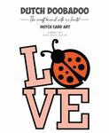 Ddbd Card Art - Lieveheersbeestje & Love