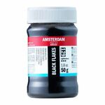 129 Amsterdam glitter flakes zwart - 50g