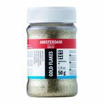 131 Amsterdam glitter flakes goud - 50g