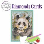 Diamonds cards - Panda Bear