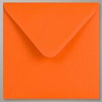 Envelop vierkant oranje 14X14cm 10st