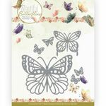 De snijmal Butterflies van Precious Marieke uit de serie Beautiful Butterflies is te gebruiken in combinatie met alle gangbare stans- en embossingmachines.