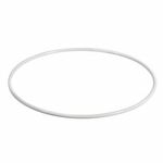 Metalen ring - Wit gelakt - 35cm