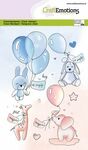 1359 Stempel - Baby Knuffels & Ballonnen