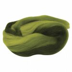 Merino schuurwol groene tinten 50g