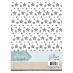 Card Deco - Vellum A4 - Stars Silver 6st