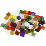 Glas mozaiek tegels - 10x10mm - 454gr