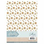 Card Deco - Vellum A4 - Stars Gold 6st