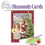 Diamonds cards - Santa Claus with Candle