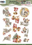 3D Knipvel - JA - Cute Christmas Pets 
